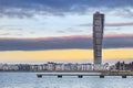 Turning Torso Building in West Harbour area of Malmo Royalty Free Stock Photo